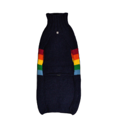 Dog Sweater Large Rainbow Good Vibes Alpaca Chilly Dog