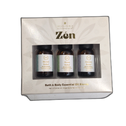 Essential Oils 3pk. 44ml. Bath & Body Brands Zen